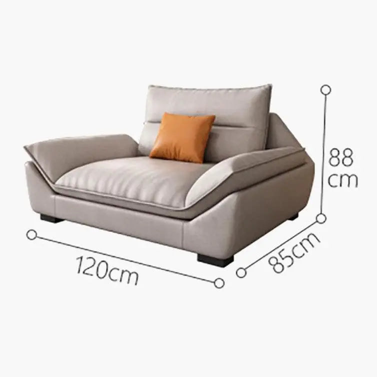 A900 Quinn Five Seater Sofa, Leathaire Luxepalace.co.uk