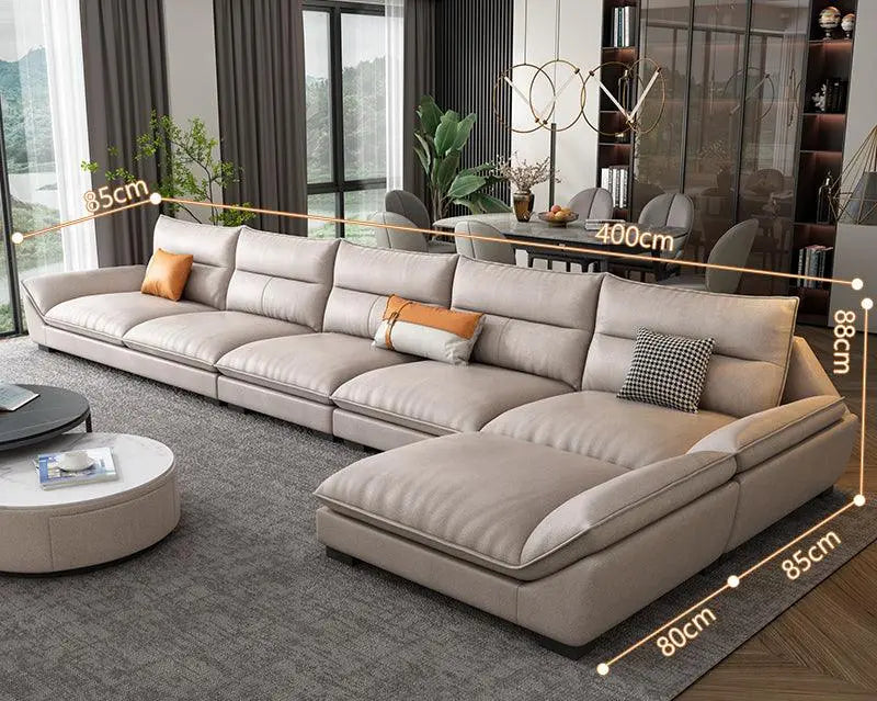 A900 Quinn Five Seater Sofa, Leathaire Luxepalace.co.uk