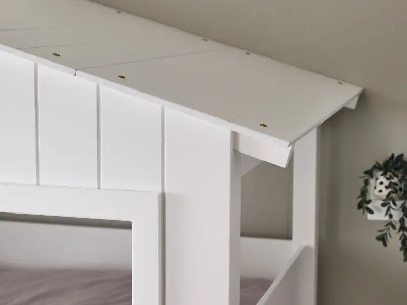 Acorn Treehouse Midsleeper & Storage Unit - White Luxepalace