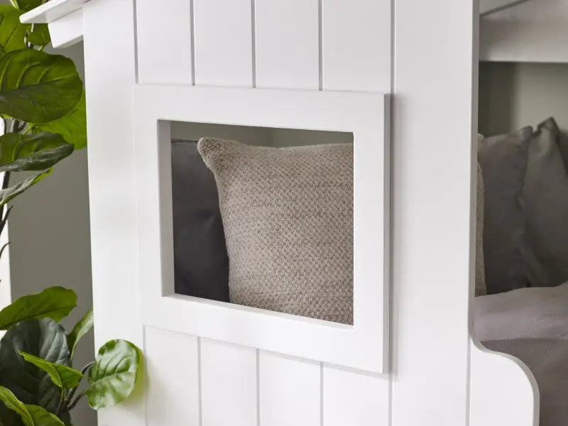 Acorn Treehouse Midsleeper & Storage Unit - White Luxepalace