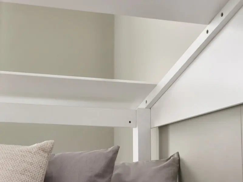 Acorn Treehouse Midsleeper & Storage Unit - White Luxepalace