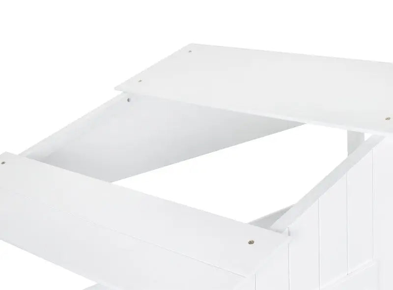Acorn Treehouse Midsleeper & Storage Unit - White Luxepalace