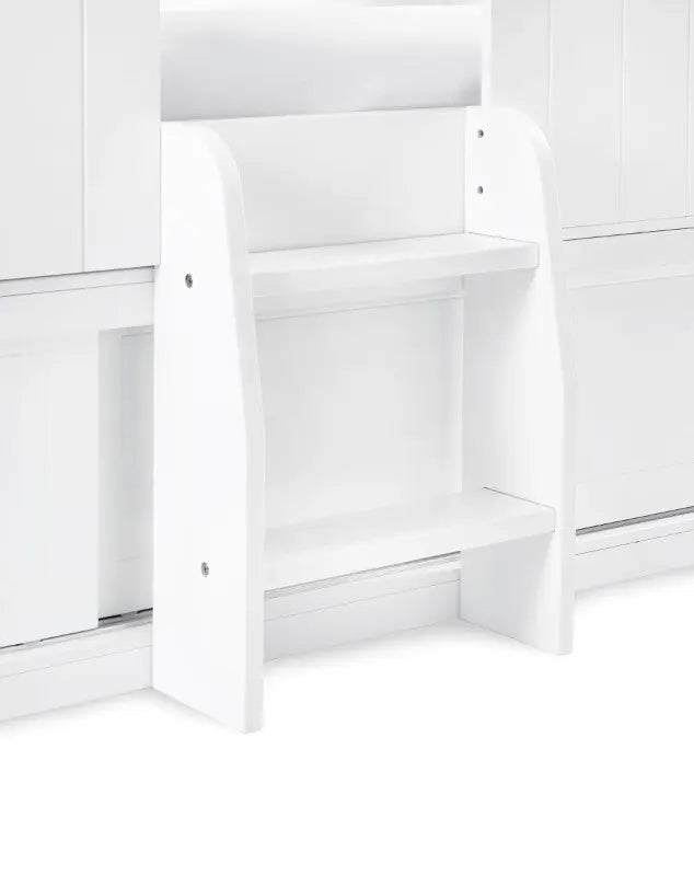 Acorn Treehouse Midsleeper & Storage Unit - White Luxepalace