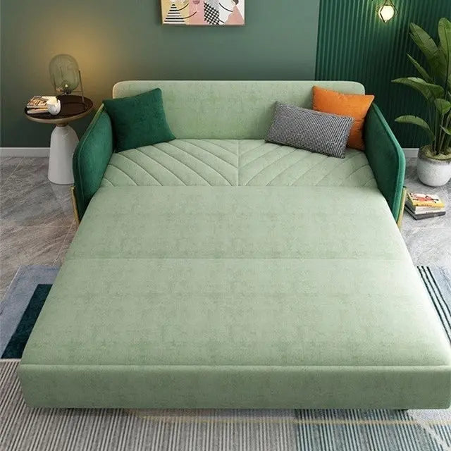 Aditi Two Seater Sofa Bed, Green Luxepalace.co.uk