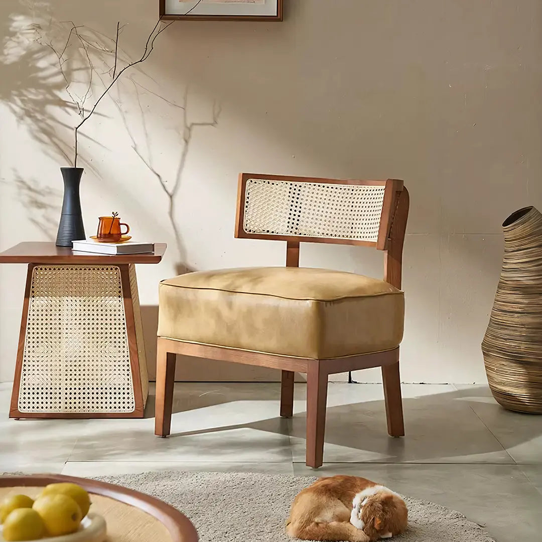 Alexa Rattan Lounge Chair, Armchair Luxepalace.co.uk