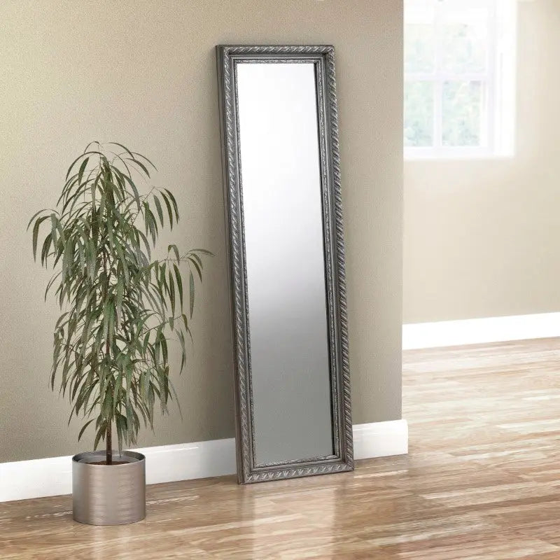 Allegro Dress Mirror - Pewter Luxepalace