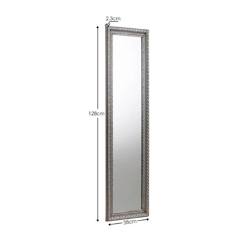 Allegro Dress Mirror - Pewter Luxepalace