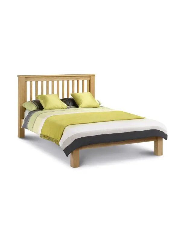 Amsterdam Oak Low Footend 180cm Superking Bed Luxepalace