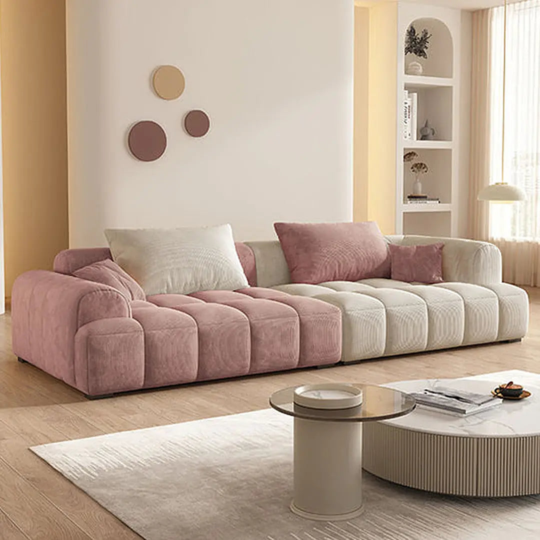 Arabella Module Sofa, Two Seater Sofa, Three Seater Sofa, Four Seater, Corduroy Fabric Luxepalace.co.uk