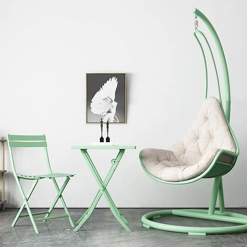 Aravali Rattan Hanging Chair with Stand, Indoor/ Outdoor Furniture Luxepalace.co.uk