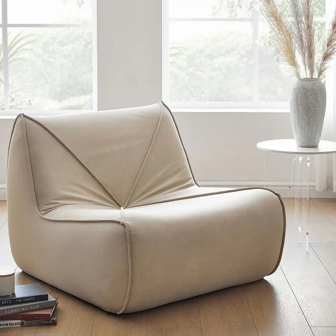 Asaro Lounge Chair For Living Room, Leathaire Luxepalace.co.uk