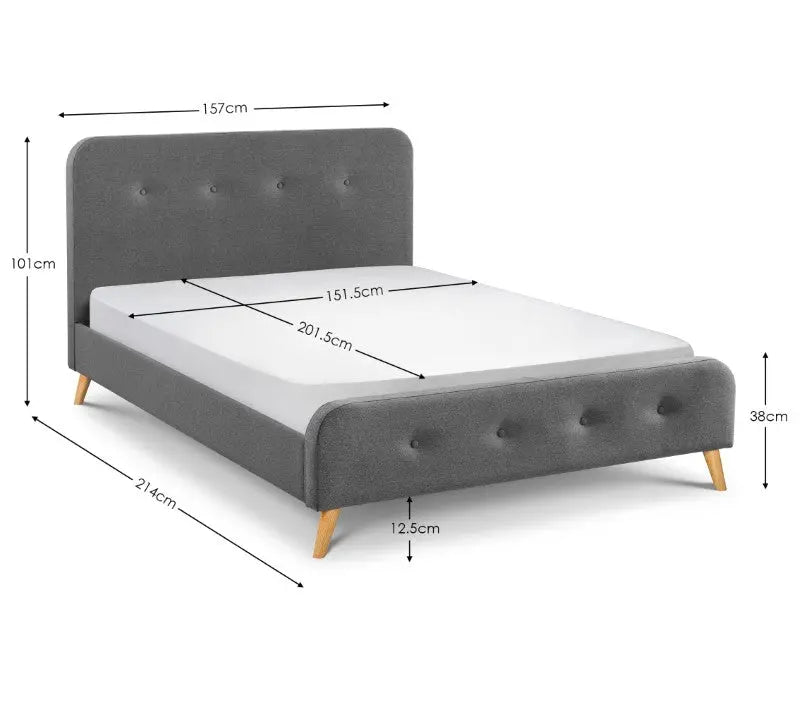Astrid 150cm King Bed Luxepalace