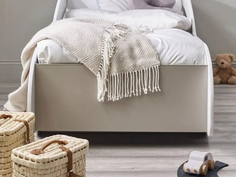 Atlantis Toddler Car Bed - White Luxepalace