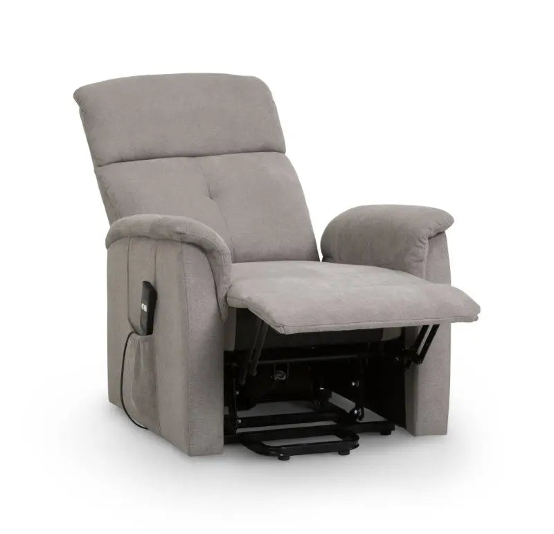 Ava Rise And Recline Chair - Taupe Fabric Luxepalace