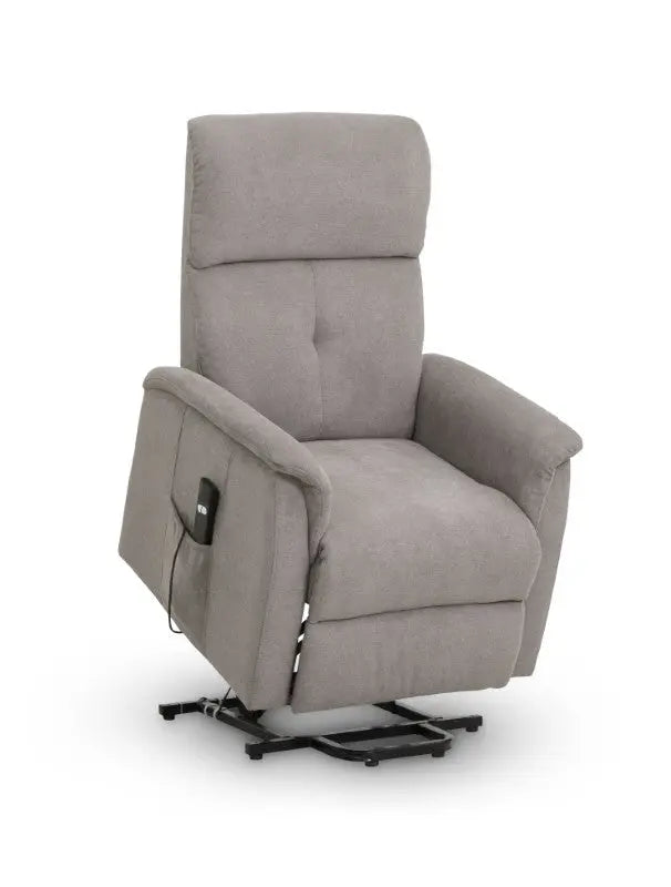 Ava Rise And Recline Chair - Taupe Fabric Luxepalace