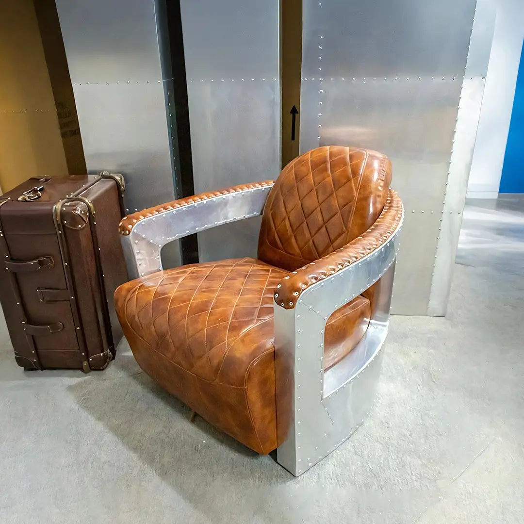 Aviator Pilot Armchair Luxepalace.co.uk