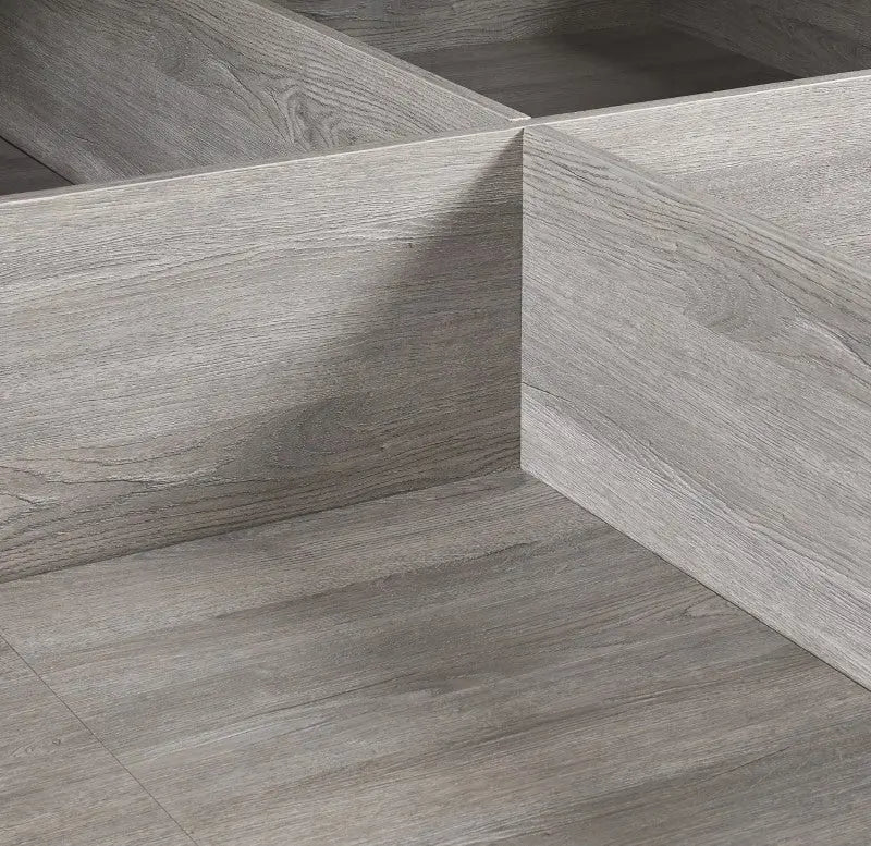 Bali Ottoman Storage 150cm King Bed -Grey Oak Luxepalace
