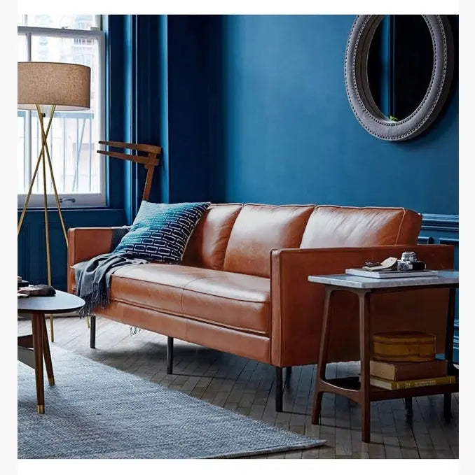 Barbican Two Seater, Three Seater Sofa, Real Leather Luxepalace.co.uk