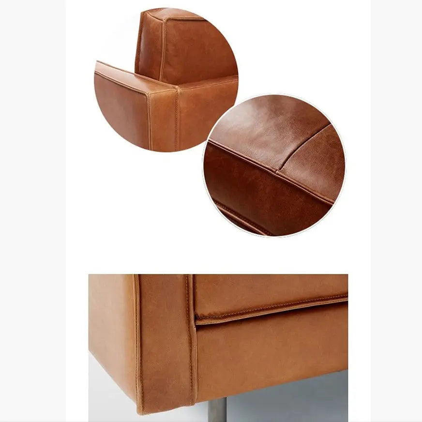 Barbican Two Seater, Three Seater Sofa, Real Leather Luxepalace.co.uk