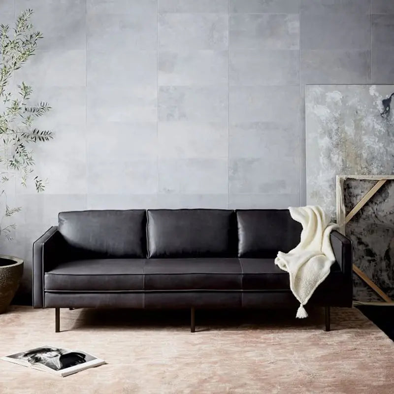 Barbican Two Seater, Three Seater Sofa, Real Leather Luxepalace.co.uk
