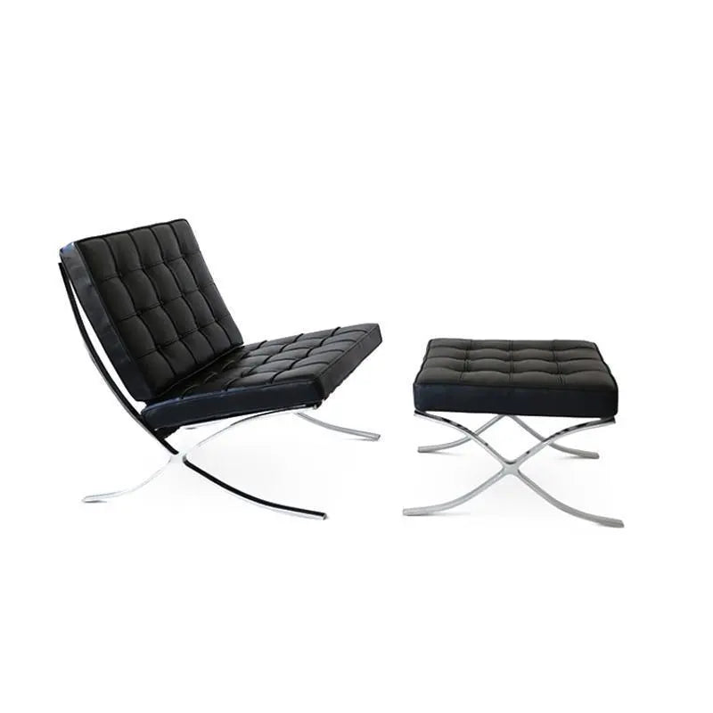 Barcelona Chair And Ottoman, Armchair Luxepalace.co.uk