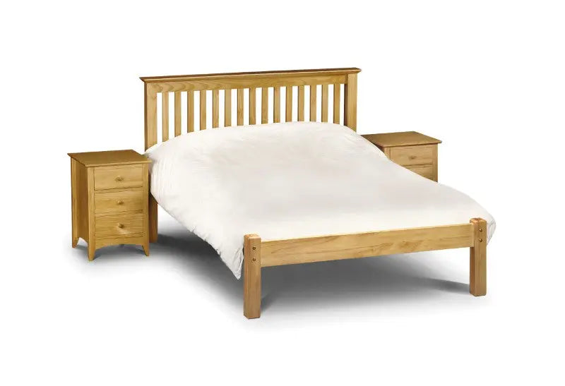 Barcelona Pine Low Footend 120cm Small Double Bed Luxepalace