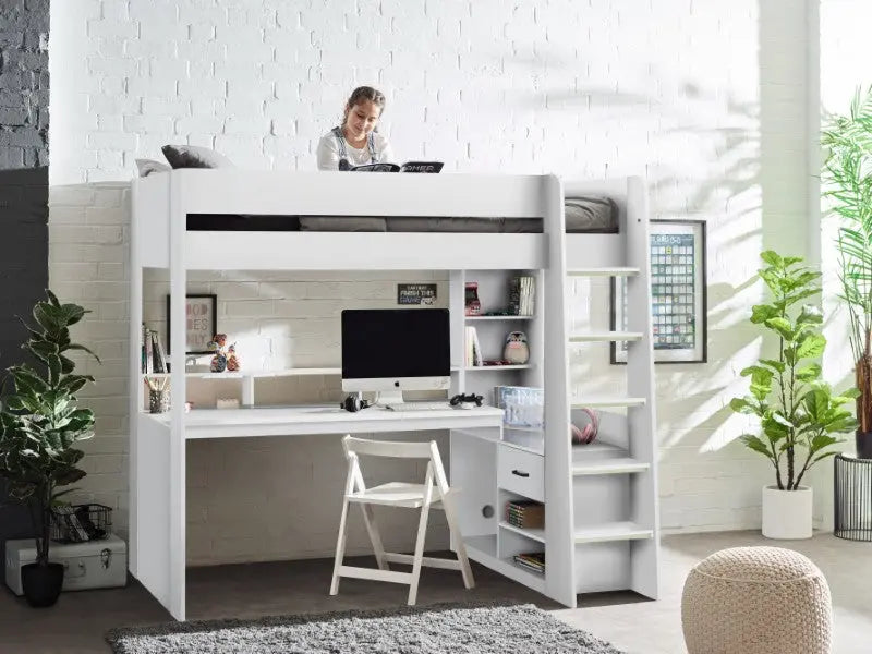 Blaze Gaming Highsleeper - All White Luxepalace