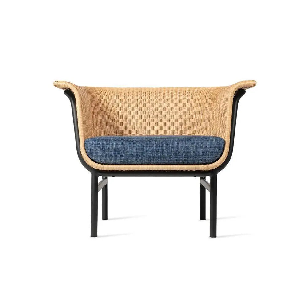 Budron Rattan Outdoor Armchair, Beige Cushion, Clearance Luxepalace.co.uk