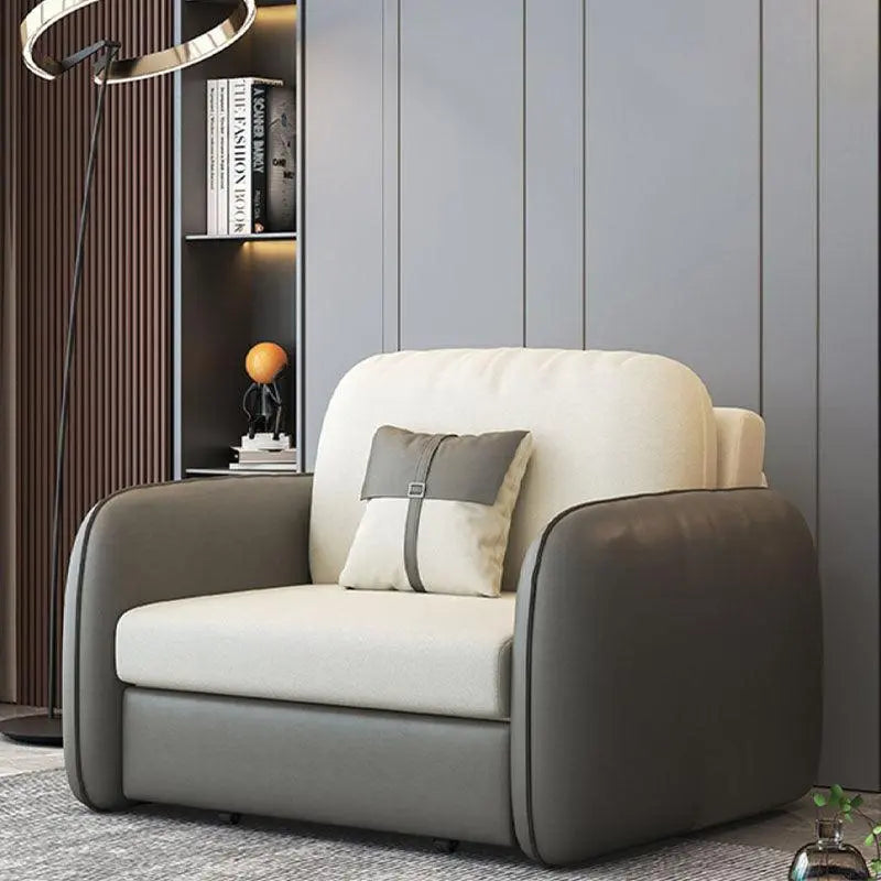 Caio Single Sofa Bed, Leathaire Luxepalace.co.uk