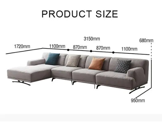 Cannes Four Seater Corner Sofa Luxepalace.co.uk