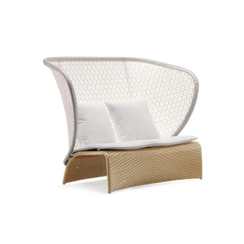 Cannes Rattan High Back Outdoor Lounge Chair Luxepalace.co.uk