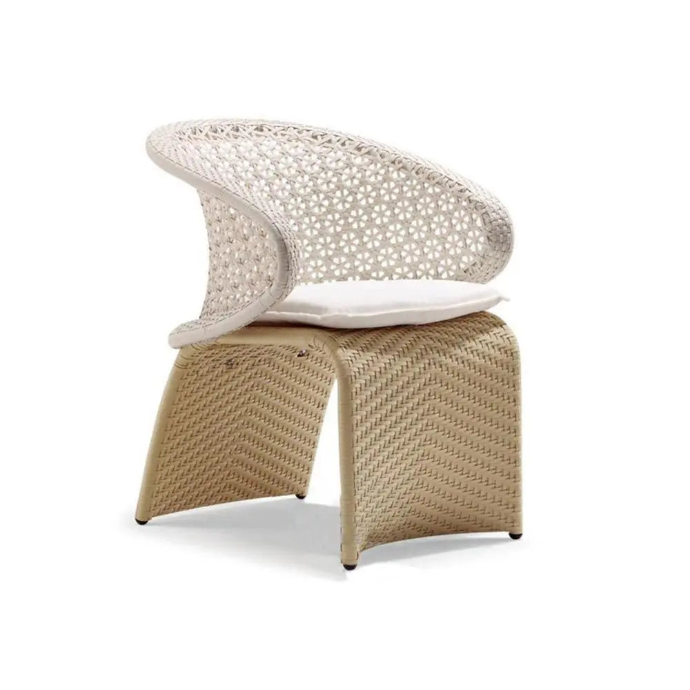 Cannes Rattan High Back Outdoor Lounge Chair Luxepalace.co.uk