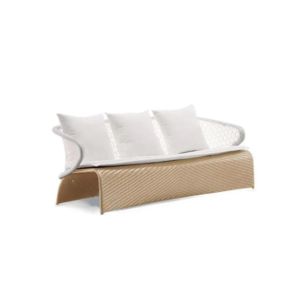 Cannes Rattan High Back Outdoor Lounge Chair Luxepalace.co.uk