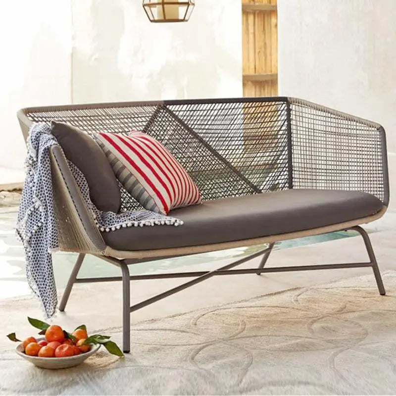 Carmean Rattan Chair and Footstool, Outdoor Luxepalace.co.uk