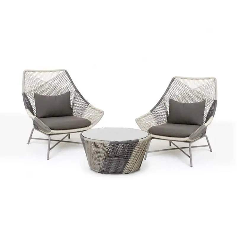 Carmean Rattan Chair and Footstool, Outdoor Luxepalace.co.uk