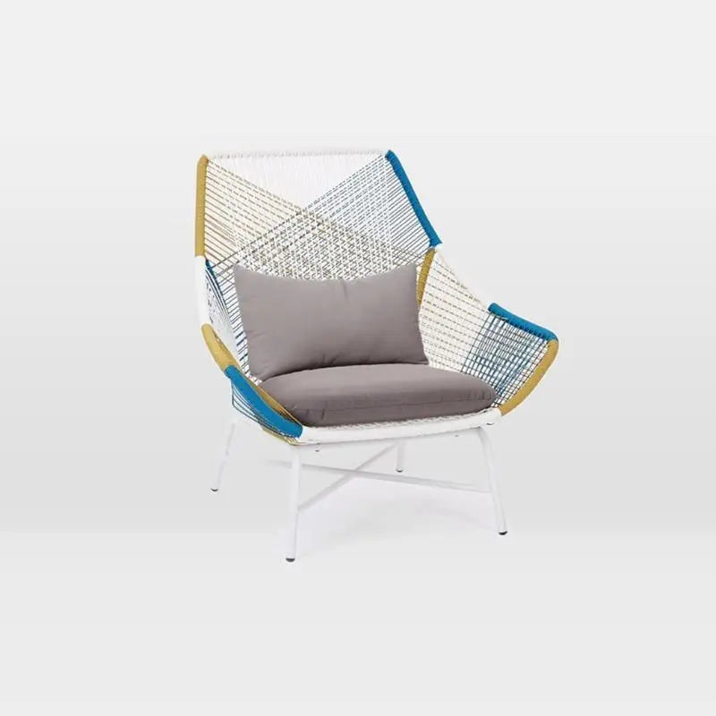 Carmean Rattan Chair and Footstool, Outdoor Luxepalace.co.uk