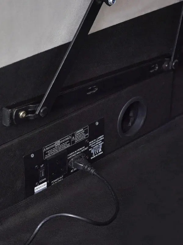 Clara Ottoman TV Bed 135cm - Light Grey Luxepalace