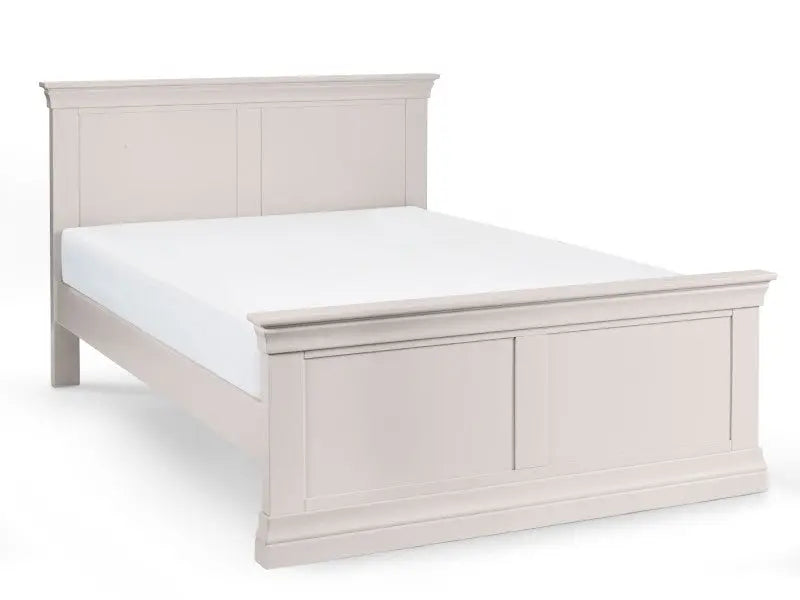 Clermont 150Cm King Bed - Light Grey Luxepalace