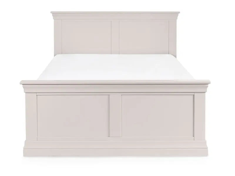Clermont 150Cm King Bed - Light Grey Luxepalace