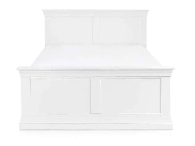 Clermont 150Cm King Bed - Surf White Luxepalace