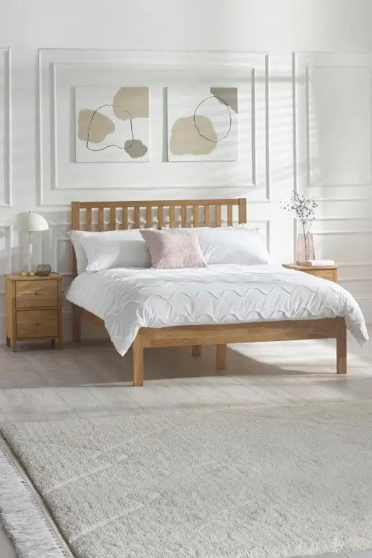 Coxmoor 135cm Bed - Oak Luxepalace