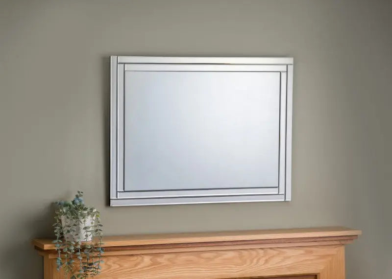 Deco Frameless Wall Mirror Luxepalace