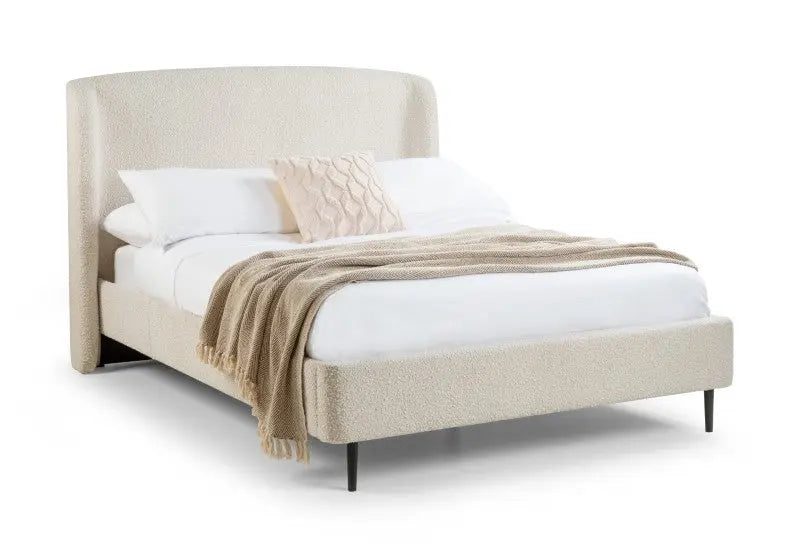 Eden 150cm King Bed - Ivory Luxepalace