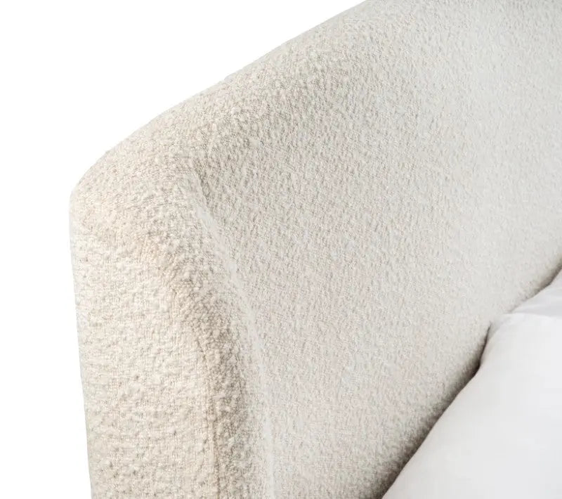 Eden 150cm King Bed - Ivory Luxepalace