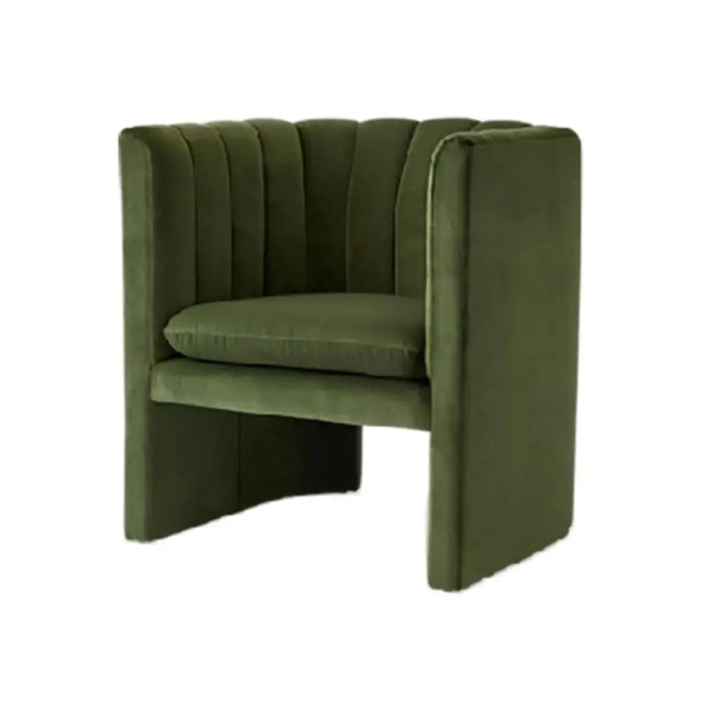 Edwick Armchair, Green Velvet Luxepalace.co.uk