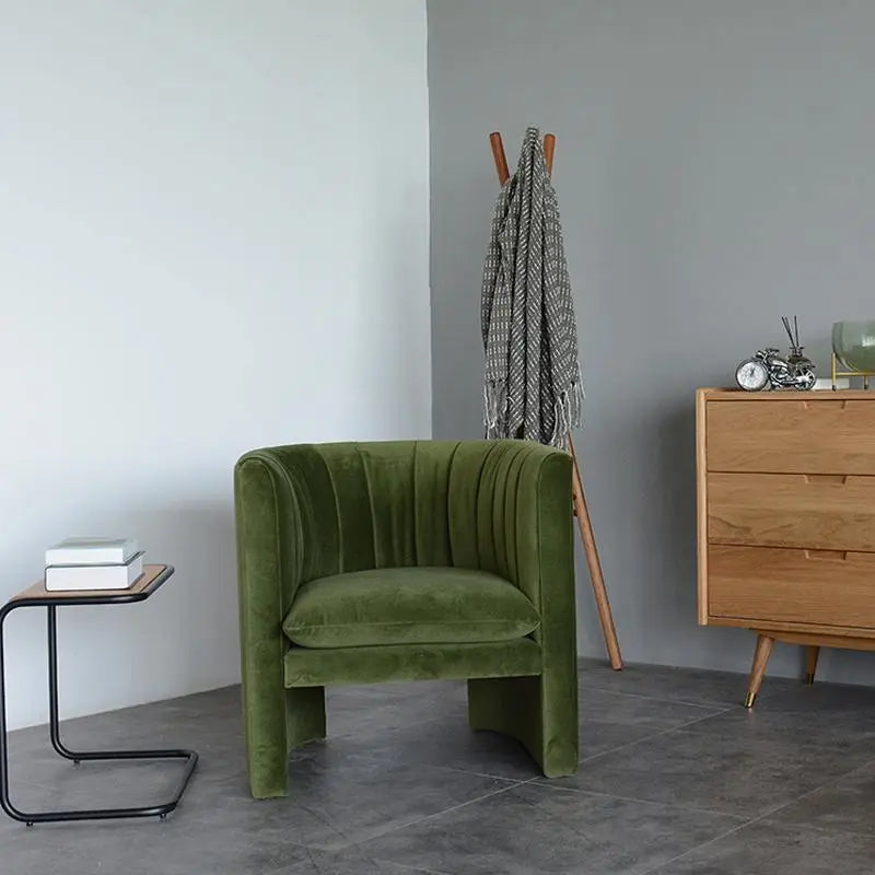 Edwick Armchair, Green Velvet Luxepalace.co.uk