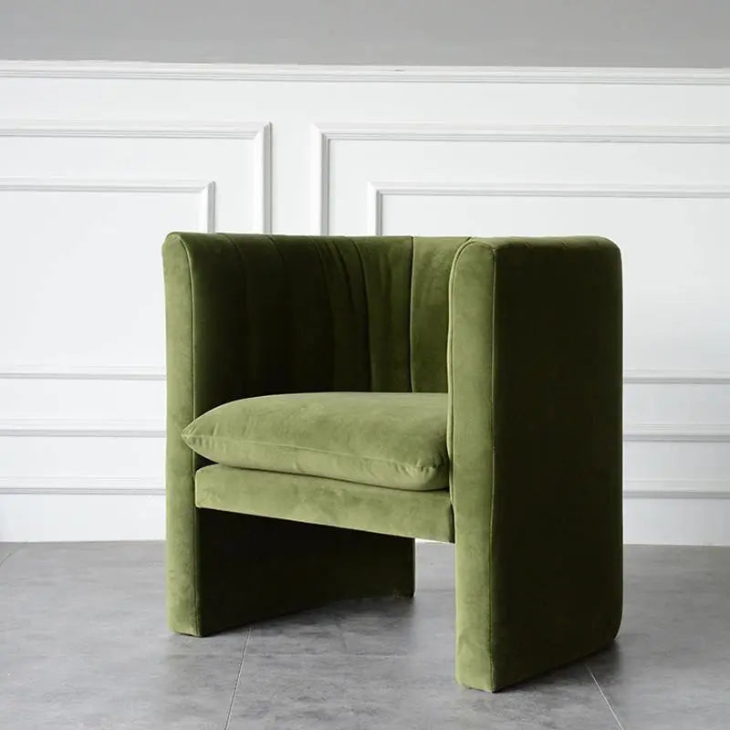 Edwick Armchair, Green Velvet Luxepalace.co.uk