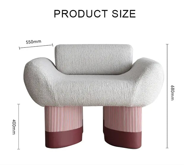 Egle Armchair, Boucle Luxepalace.co.uk
