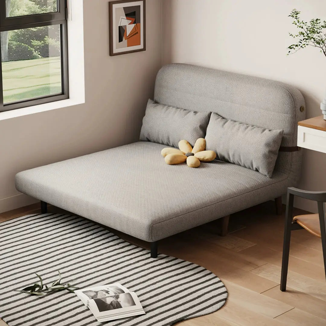 Evans Single Seater, Two Seater Sofa Bed, Linen Luxepalace.co.uk