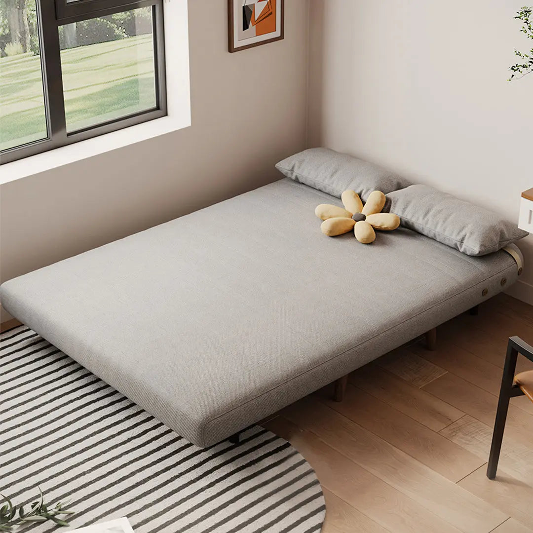 Evans Single Seater, Two Seater Sofa Bed, Linen Luxepalace.co.uk